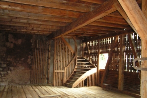 L'escalier montant aux chambres du haut